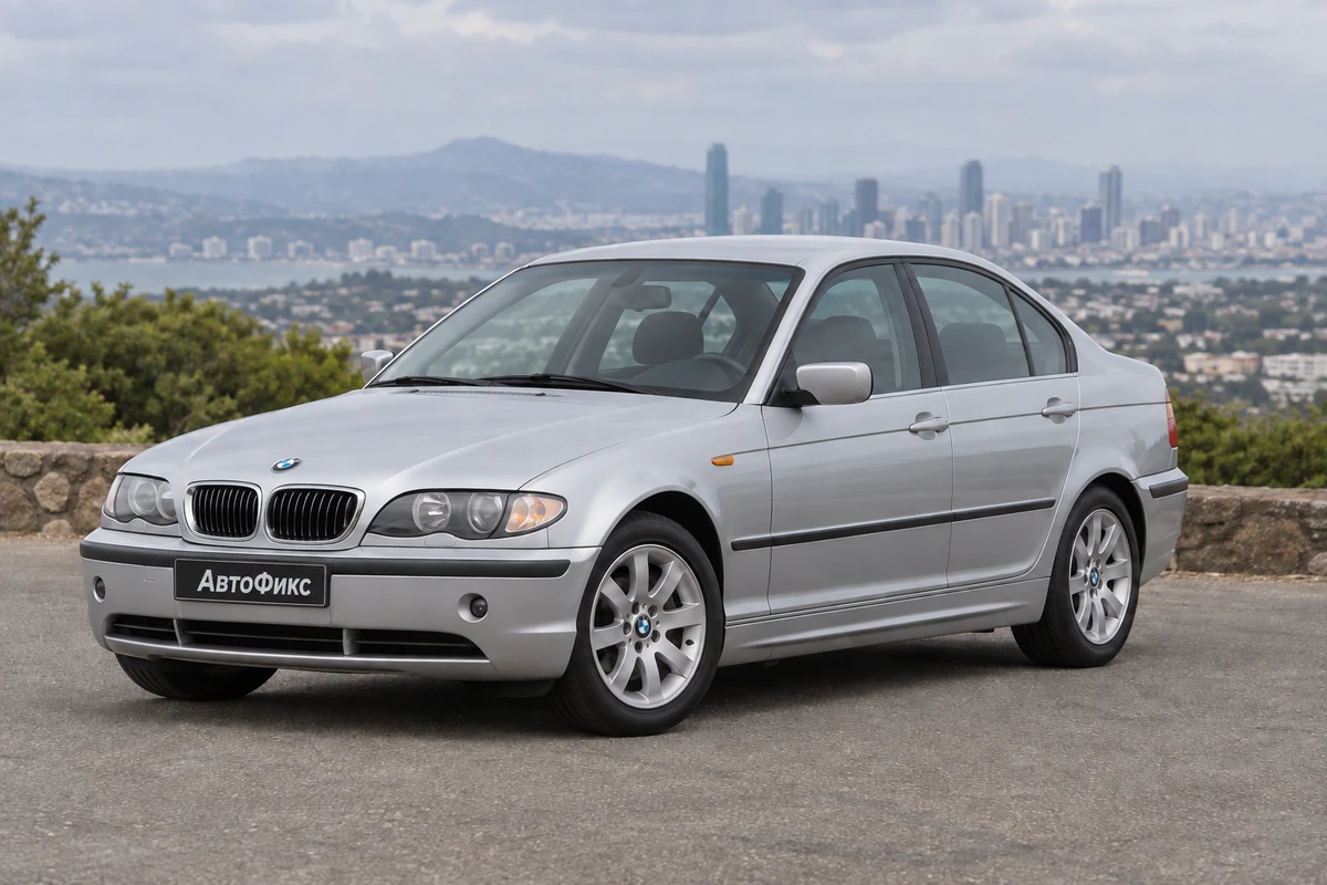 BMW 3 серии E46 — сгенерированная иллюстрация модели