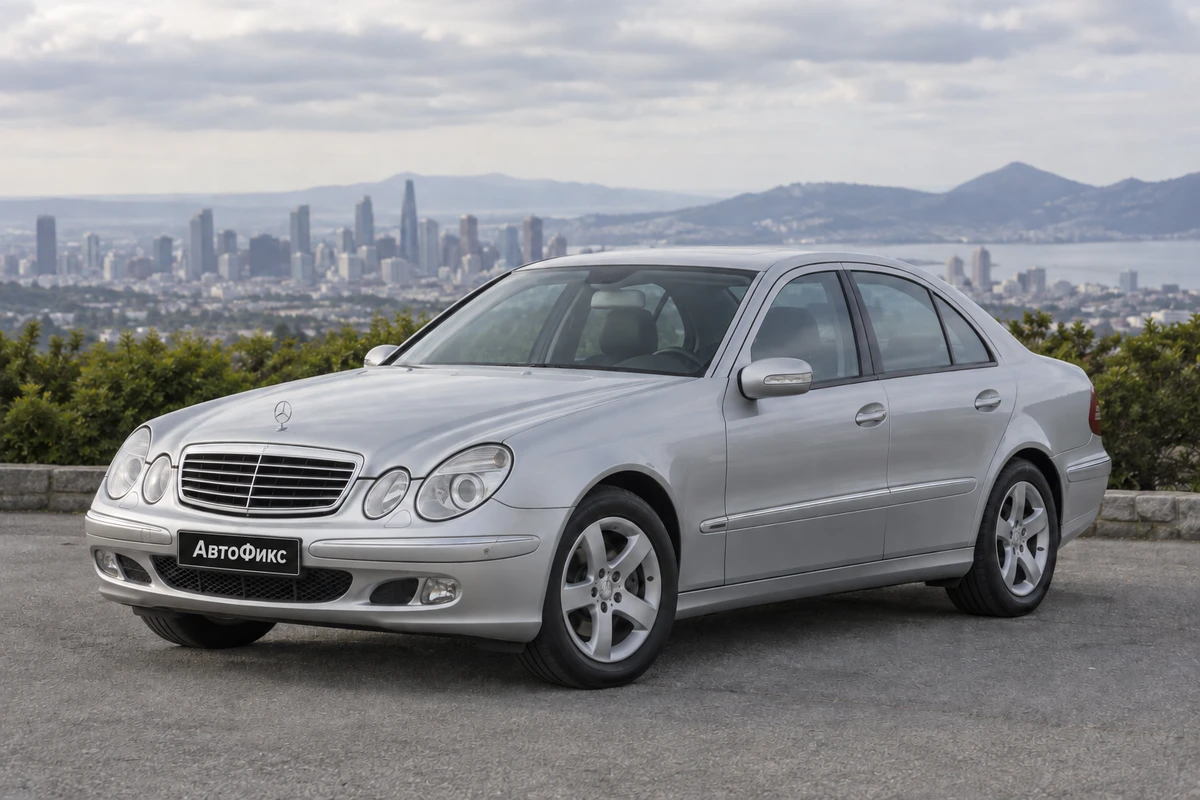 Mercedes-Benz E-класс W211 — сгенерированная иллюстрация модели