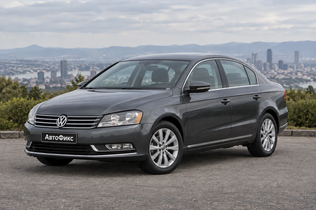 Volkswagen Passat B7 — сгенерированная иллюстрация модели