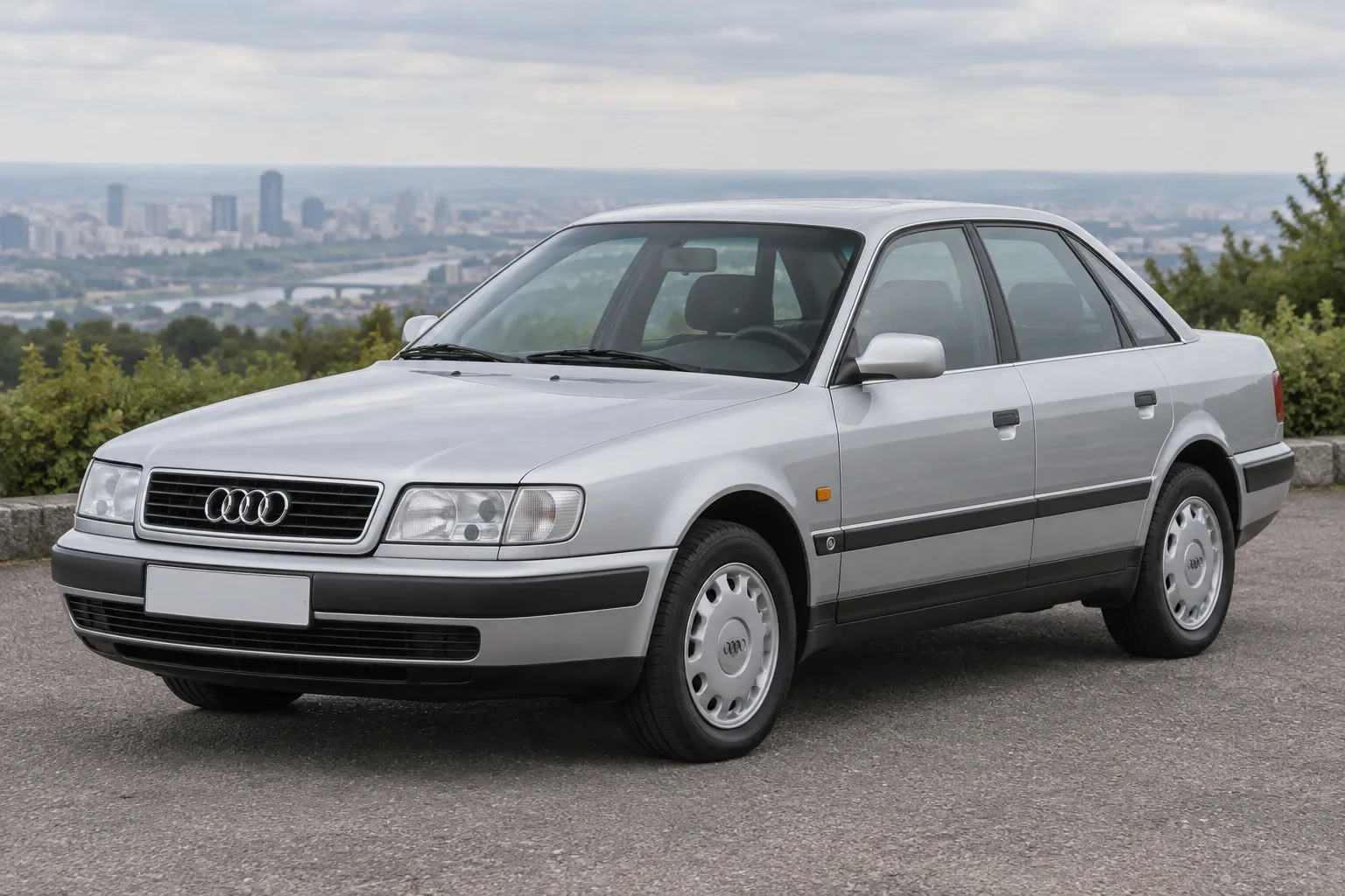 Audi 100 / A6 C4 — сгенерированная иллюстрация модели при дневном освещении