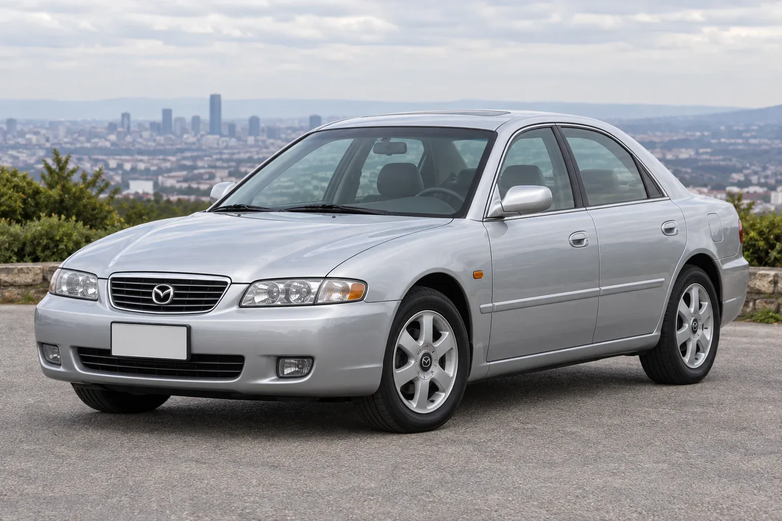 Mazda Millenia S — сгенерированная иллюстрация модели при дневном освещении