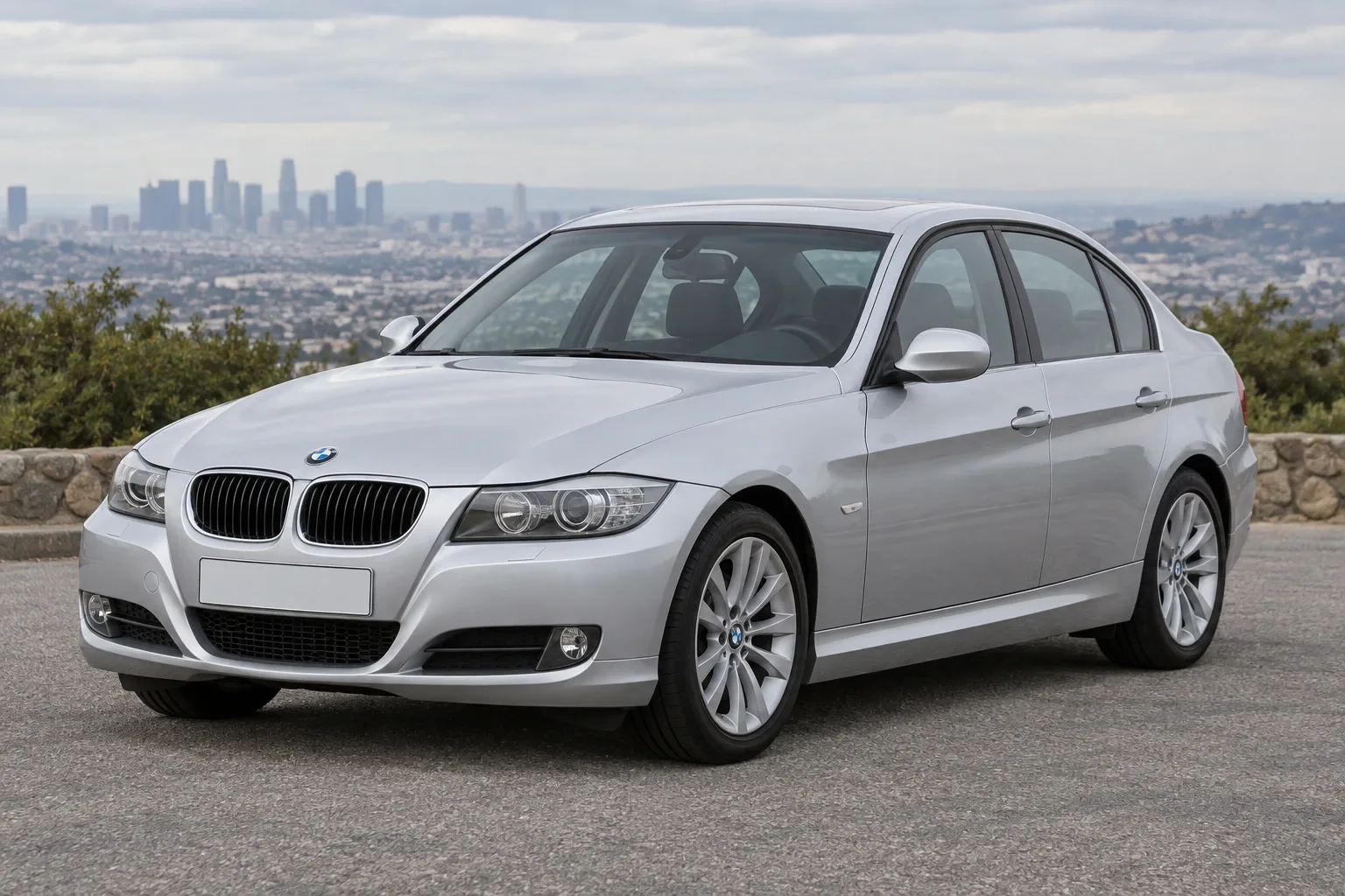 BMW 3 E90-E93 — сгенерированная иллюстрация модели при дневном освещении