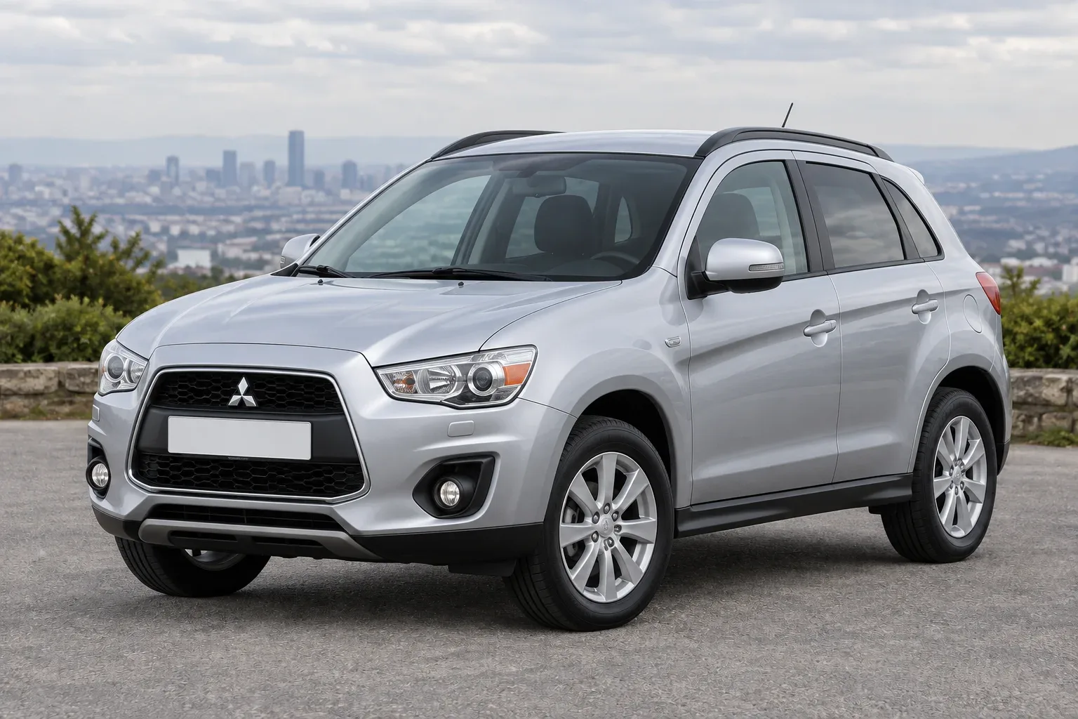 Mitsubishi ASX 1 — сгенерированная иллюстрация модели при дневном освещении