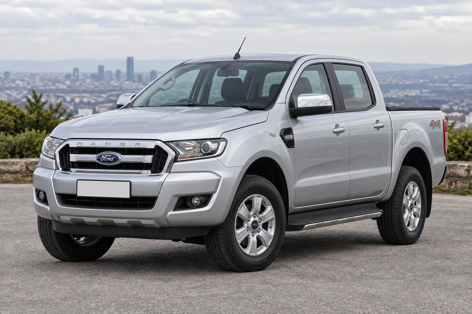 Ford Ranger 3 / T6 — сгенерированная иллюстрация модели при дневном освещении
