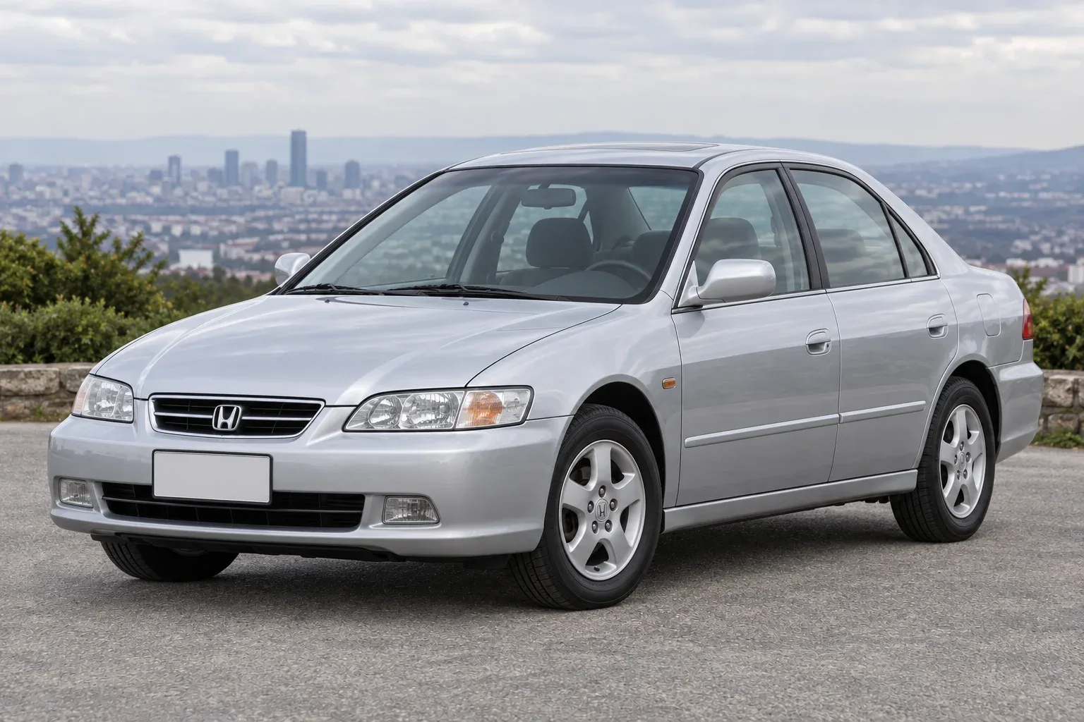 Honda Accord 6 — сгенерированная иллюстрация модели при дневном освещении
