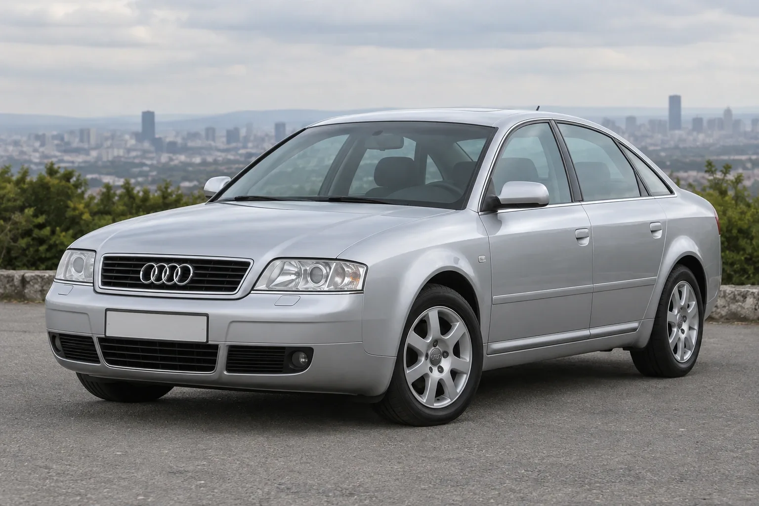Audi A6 C5 — сгенерированная иллюстрация модели при дневном освещении