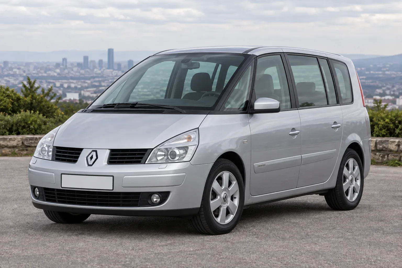 Renault Espace 4 — сгенерированная иллюстрация модели при дневном освещении
