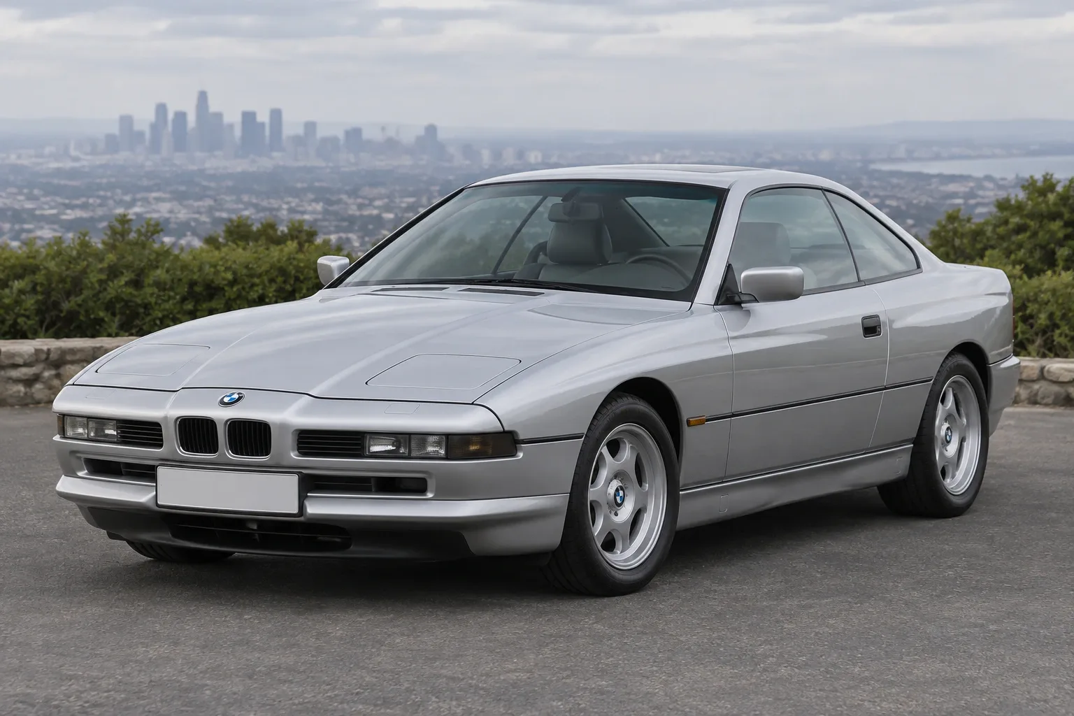 BMW 8 E31 — сгенерированная иллюстрация модели при дневном освещении
