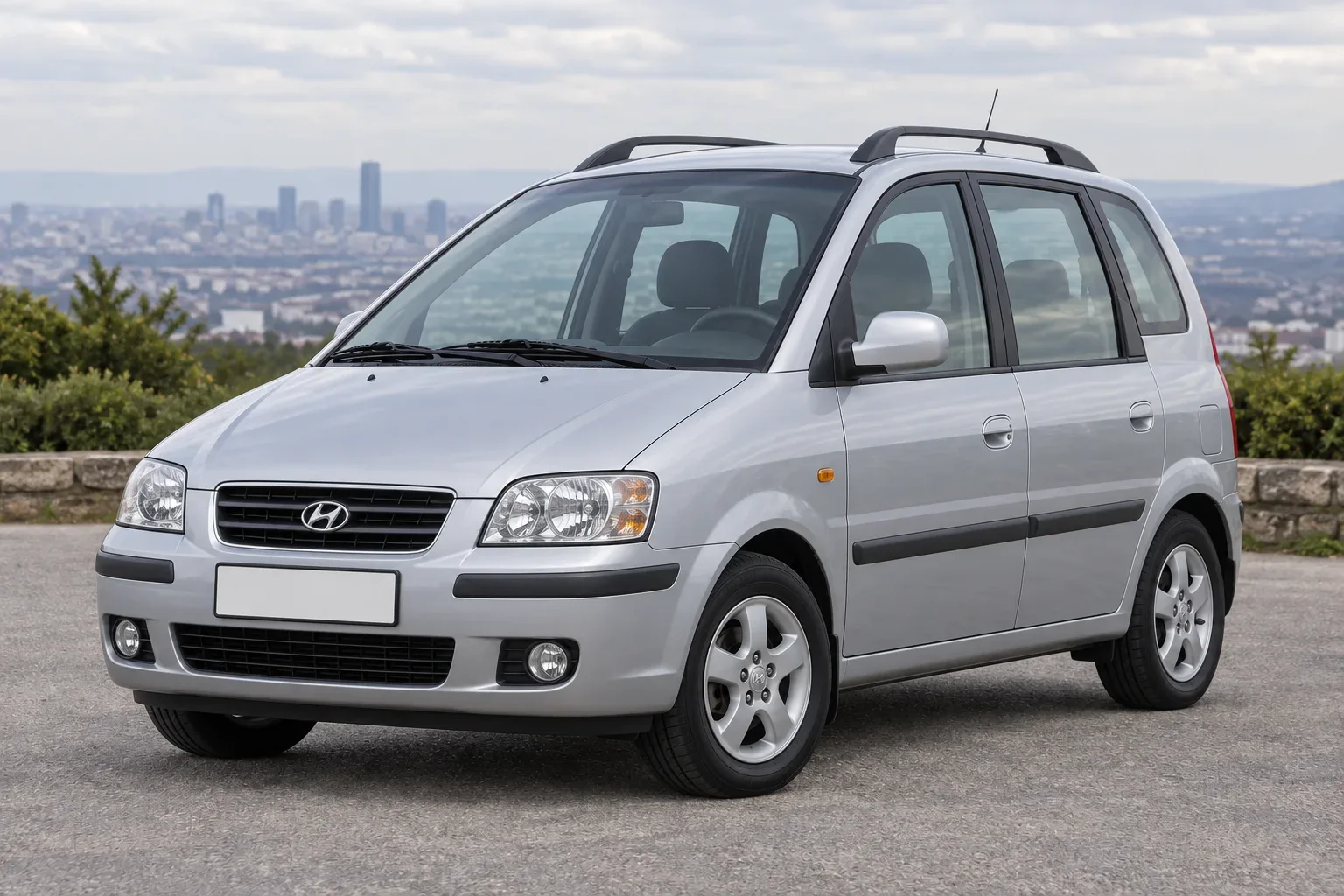 Hyundai Matrix — сгенерированная иллюстрация модели при дневном освещении