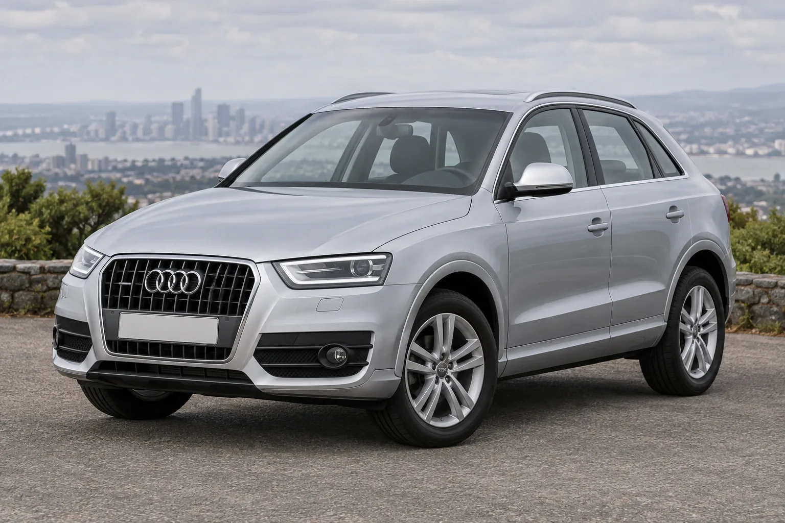 Audi Q3 — сгенерированная иллюстрация модели при дневном освещении