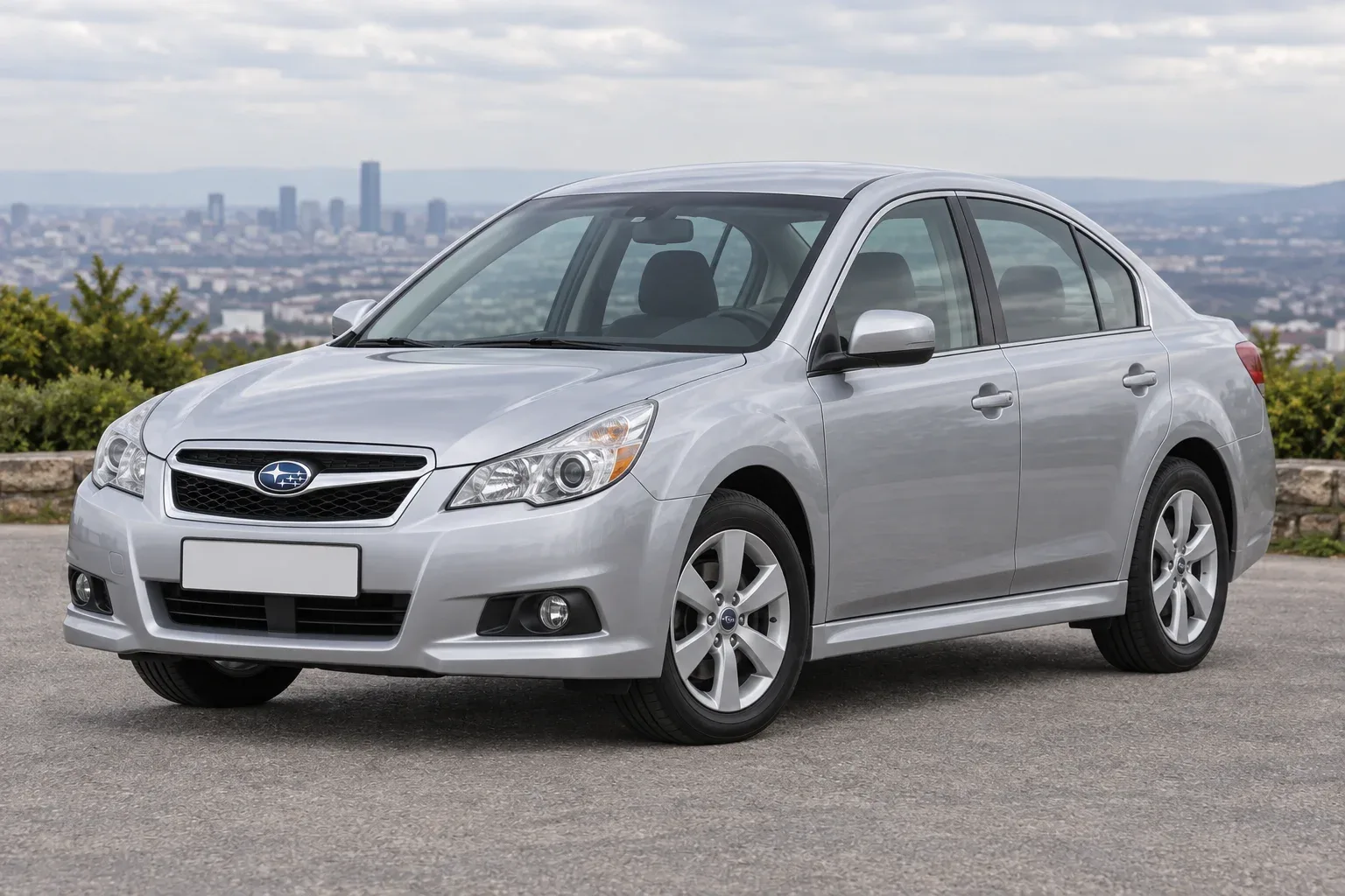 Subaru Legacy 5 — сгенерированная иллюстрация модели при дневном освещении