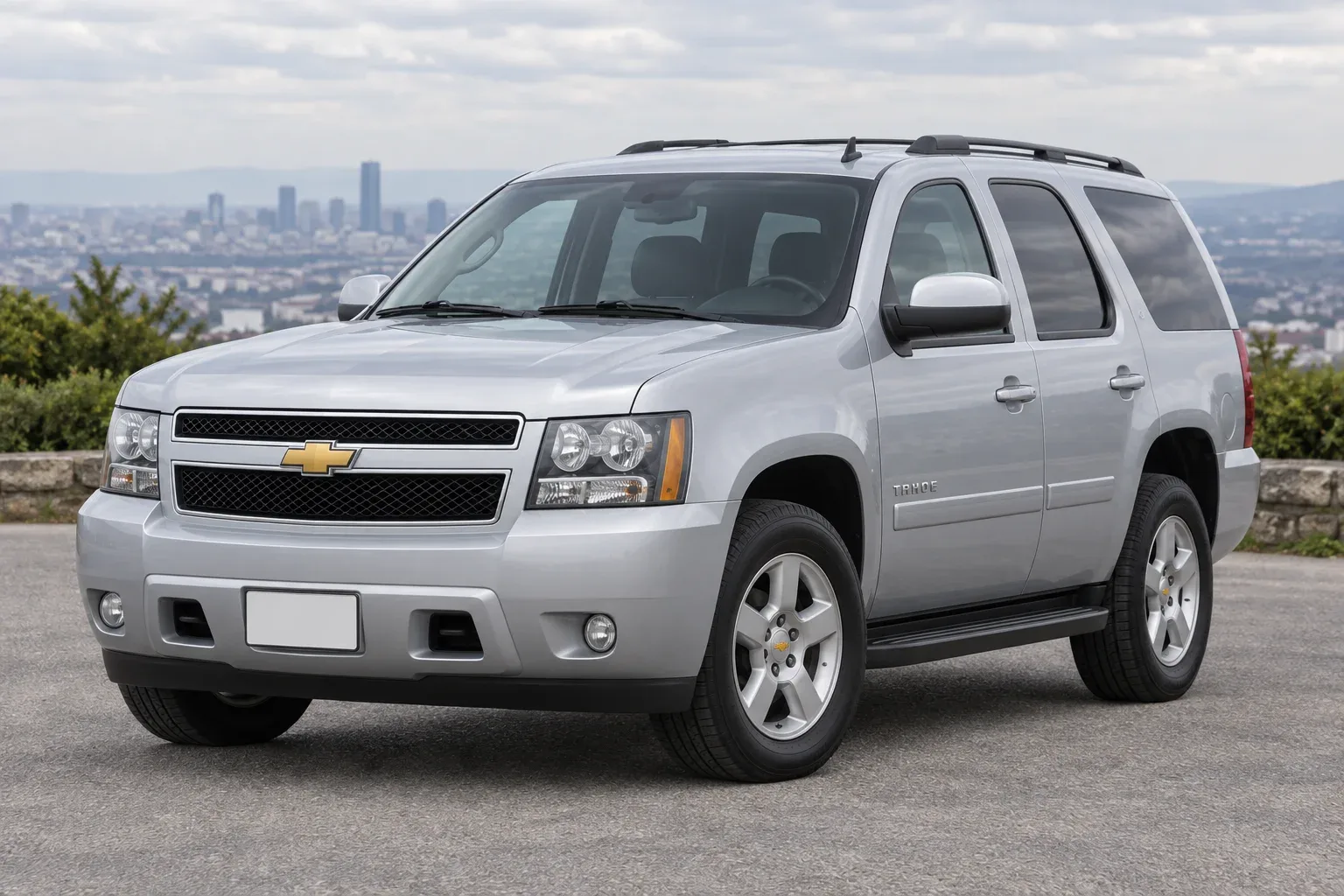 Chevrolet Tahoe 3 / GMT900 — сгенерированная иллюстрация модели при дневном освещении