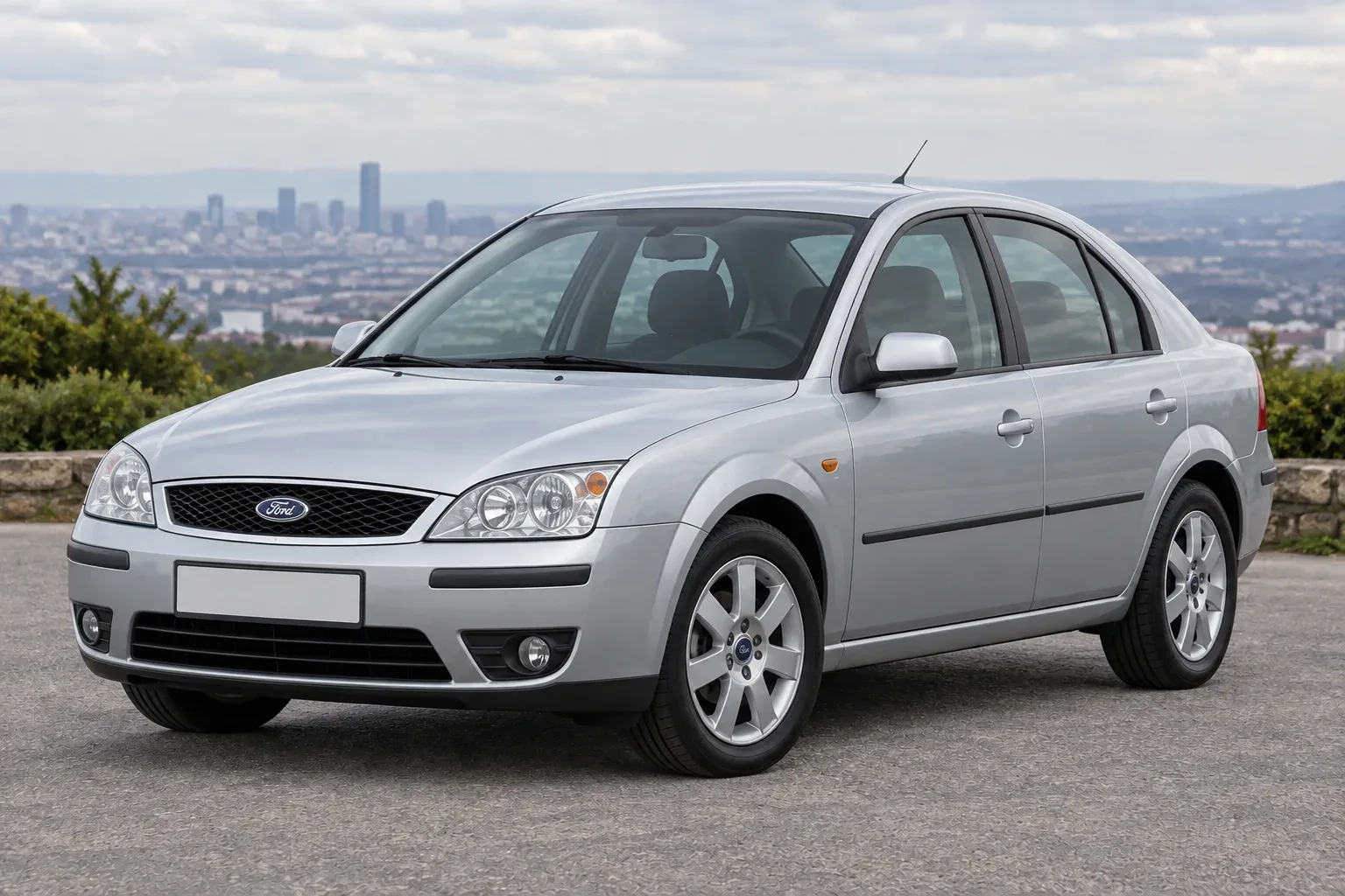 Ford Mondeo 3 — сгенерированная иллюстрация модели при дневном освещении