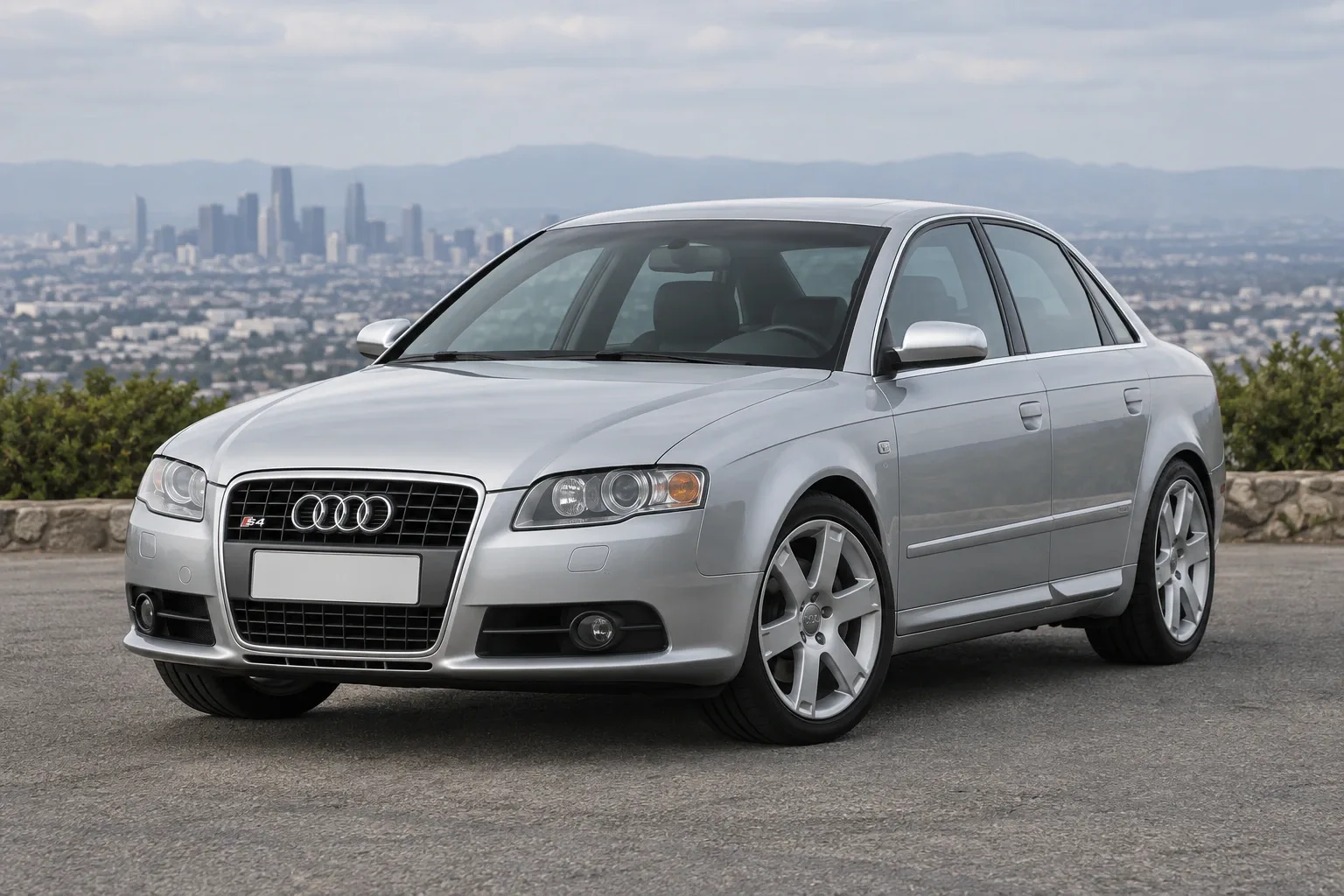 Audi S4 B6/B7 — сгенерированная иллюстрация модели при дневном освещении