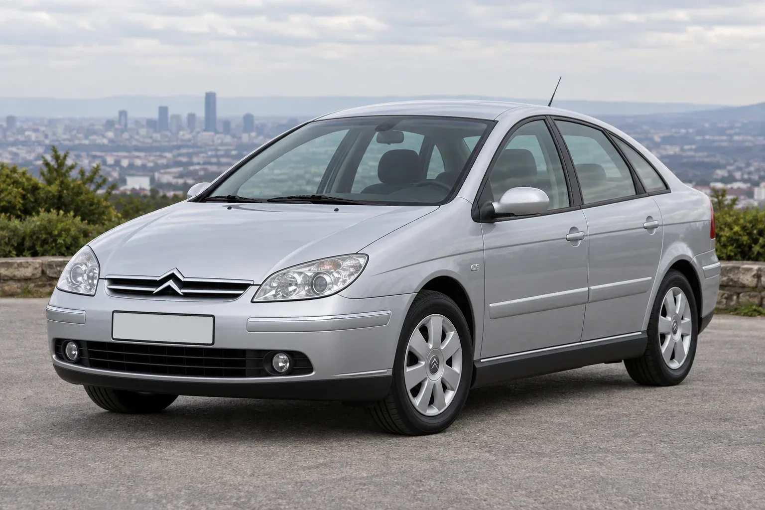 Citroën C5 I — сгенерированная иллюстрация модели при дневном освещении