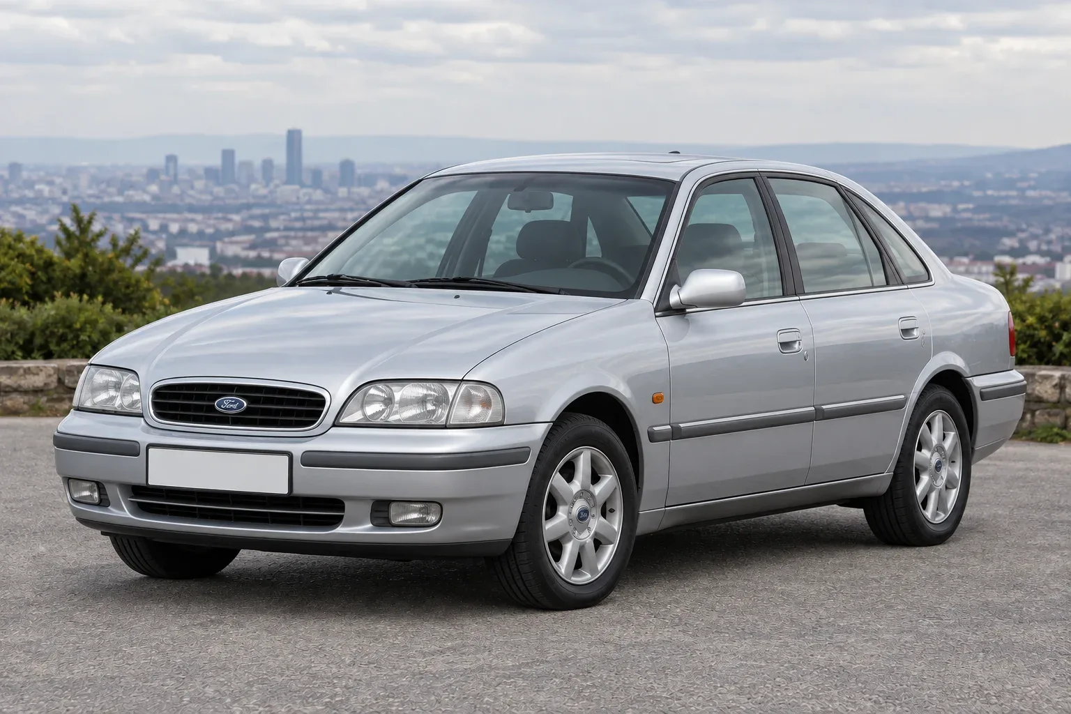 Ford Scorpio 2 — сгенерированная иллюстрация модели при дневном освещении