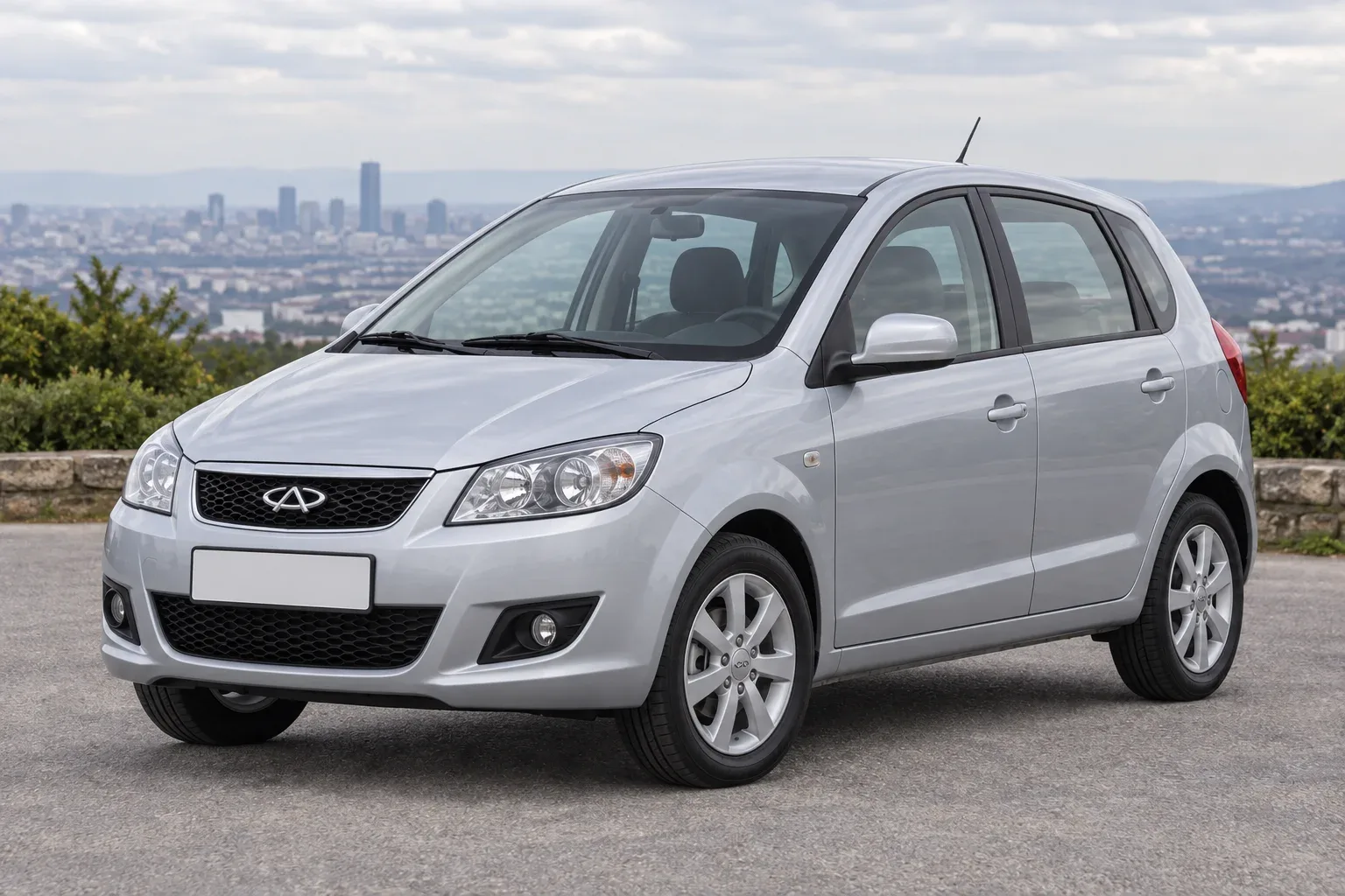 Chery Bonus / Very — сгенерированная иллюстрация модели при дневном освещении