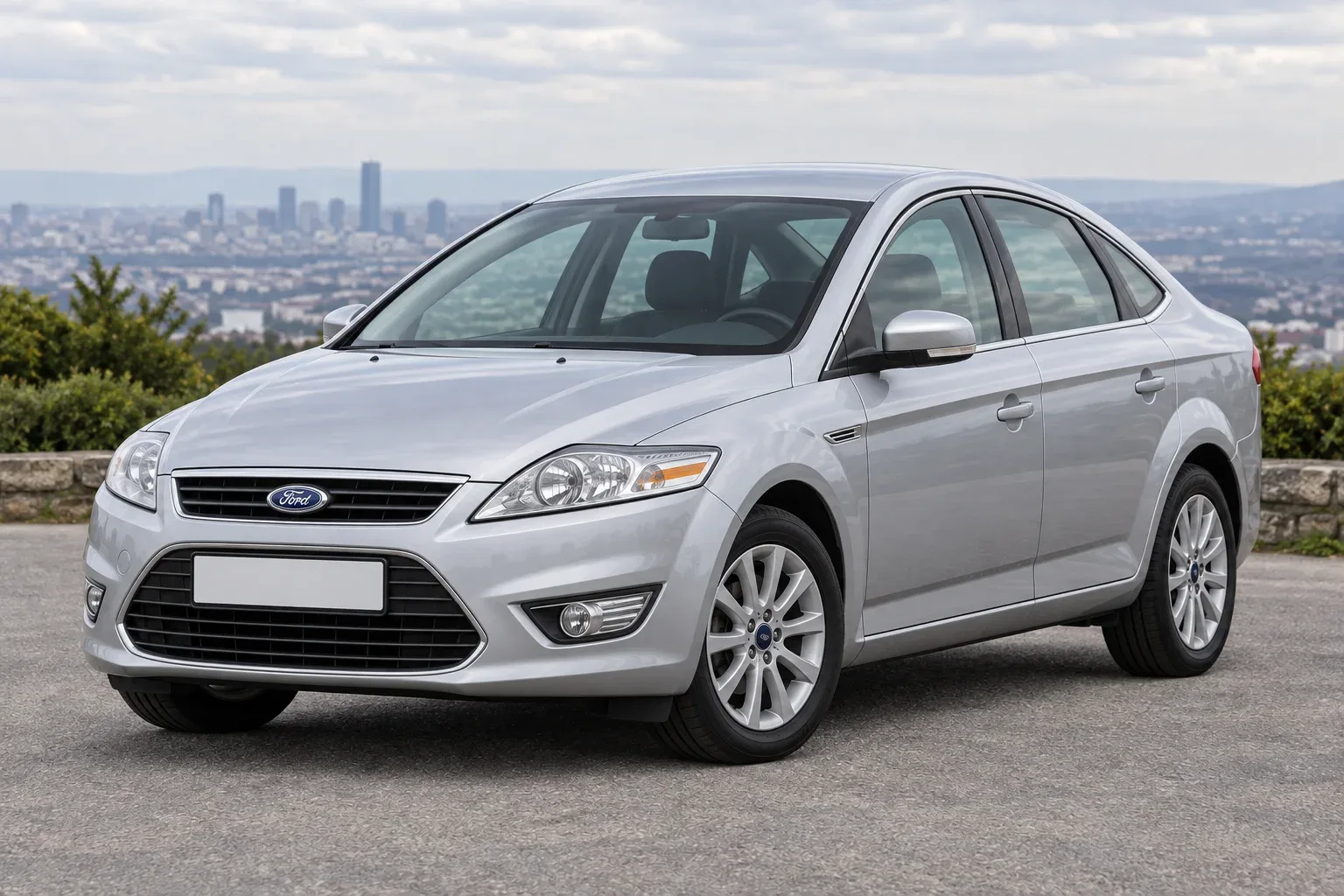 Ford Mondeo 4 — сгенерированная иллюстрация модели при дневном освещении