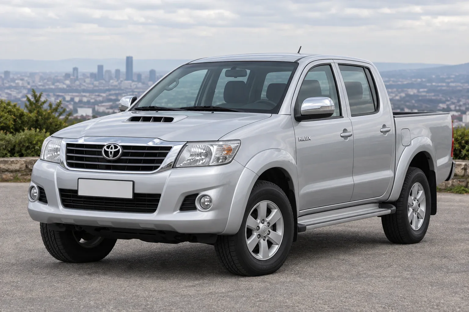 Toyota Hilux 7 — сгенерированная иллюстрация модели при дневном освещении