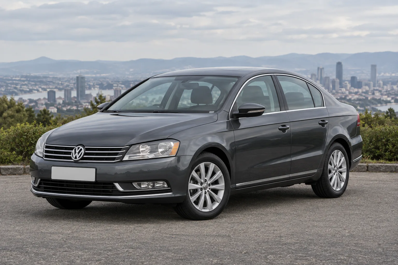 Volkswagen Passat B7 — сгенерированная иллюстрация модели