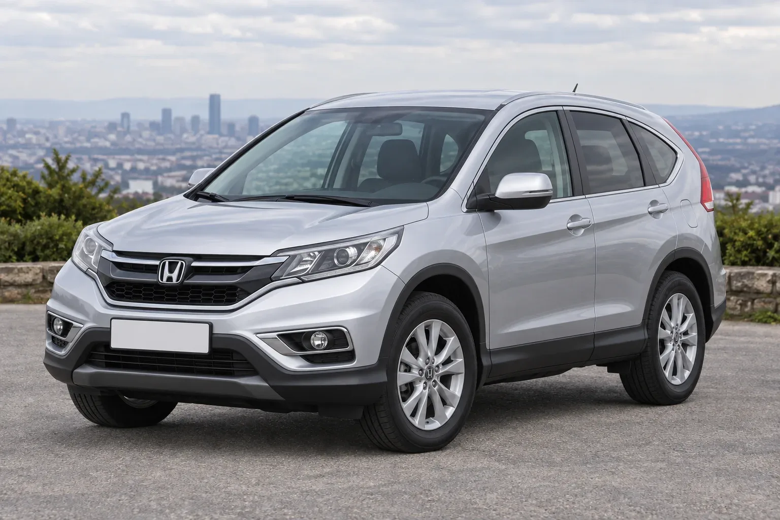 Honda CR-V 4 / RM — сгенерированная иллюстрация модели при дневном освещении