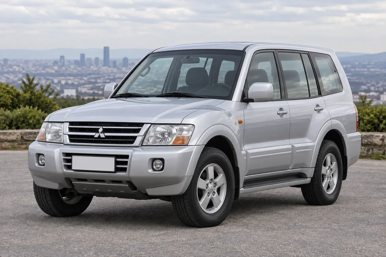 Mitsubishi Pajero 3 — сгенерированная иллюстрация модели при дневном освещении