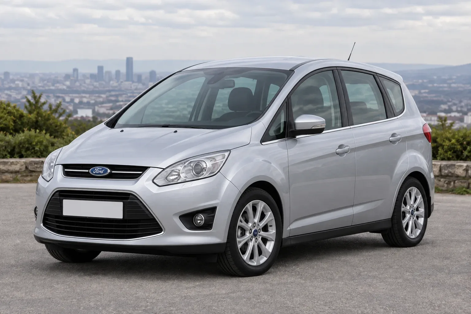 Ford C-Max 2 / Grand C-Max — сгенерированная иллюстрация модели при дневном освещении