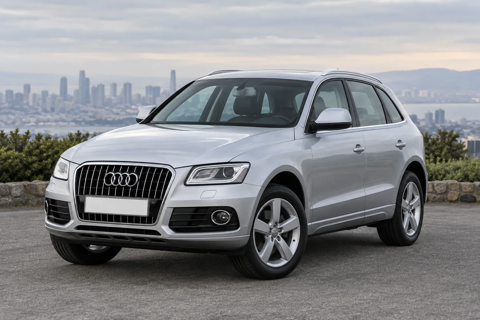 Audi Q5 8R — сгенерированная иллюстрация модели при дневном освещении