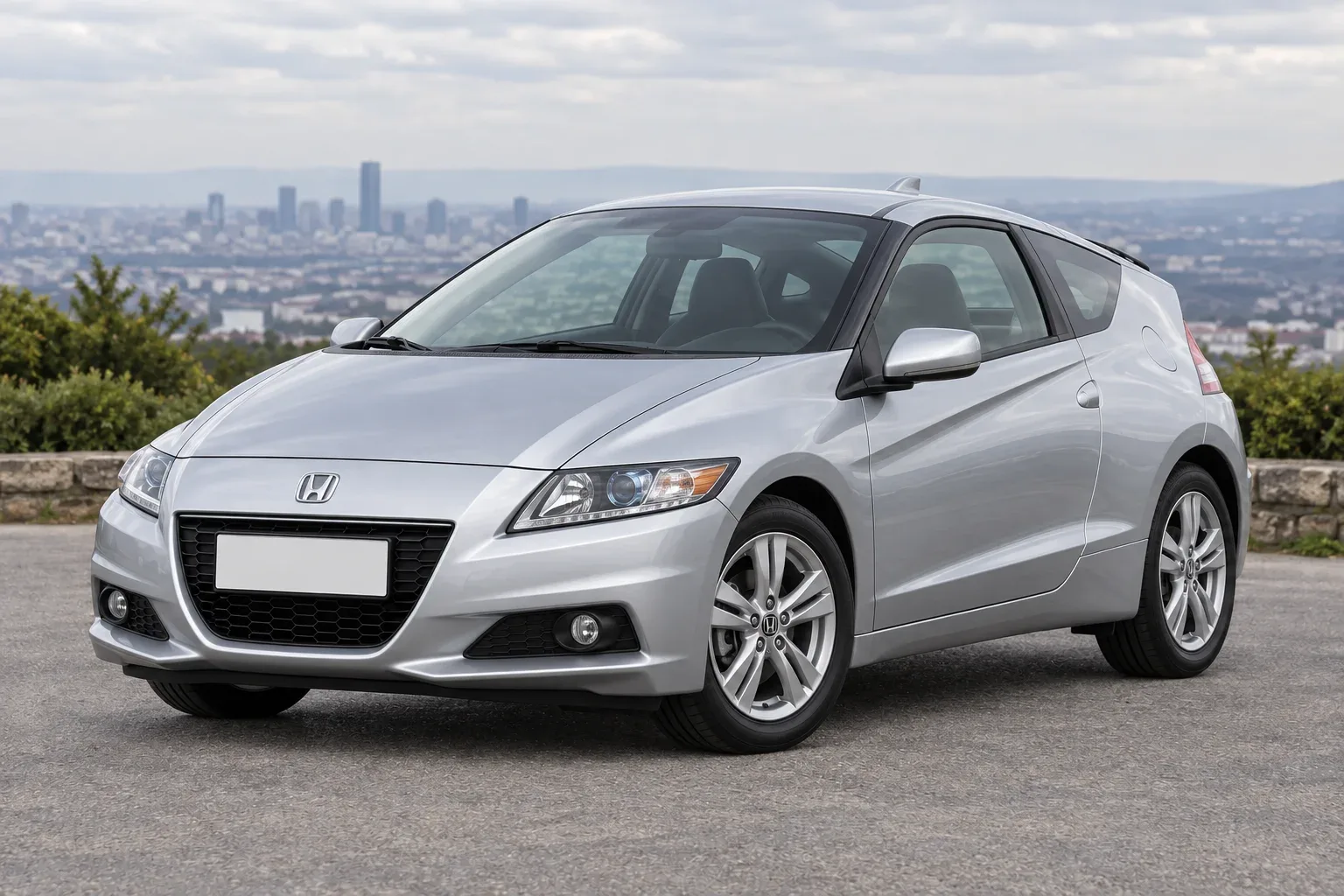 Honda CR-Z — сгенерированная иллюстрация модели при дневном освещении