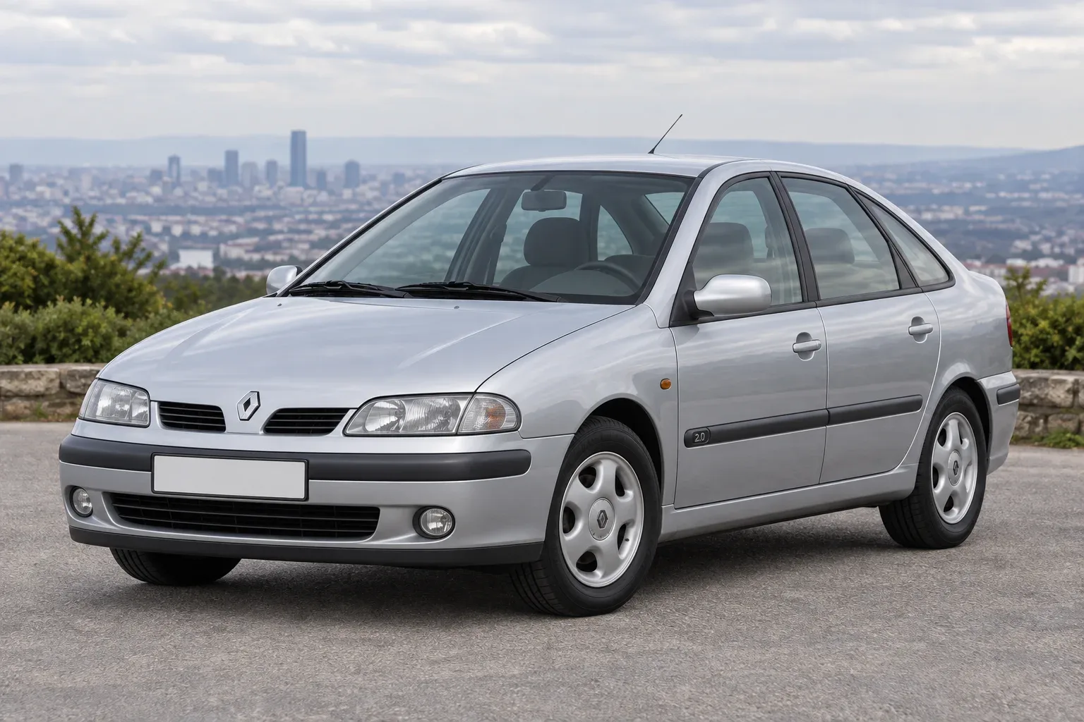 Renault Laguna 1 — сгенерированная иллюстрация модели при дневном освещении