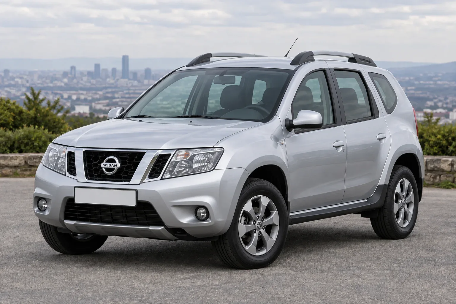 Nissan Terrano 3 / D10 — сгенерированная иллюстрация модели при дневном освещении