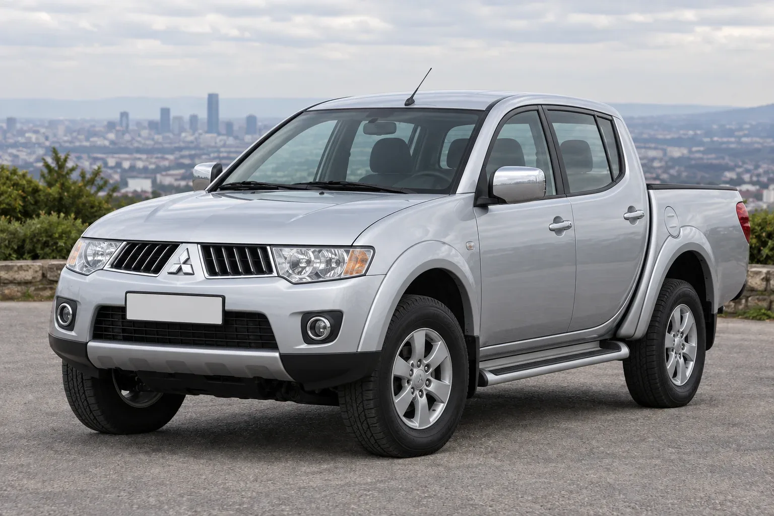 Mitsubishi L200 4 — сгенерированная иллюстрация модели при дневном освещении