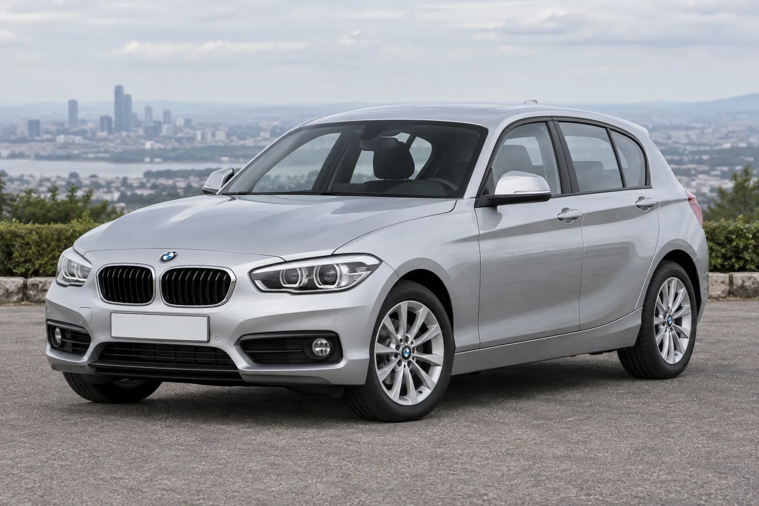 BMW 1 F20/F21 — сгенерированная иллюстрация модели при дневном освещении