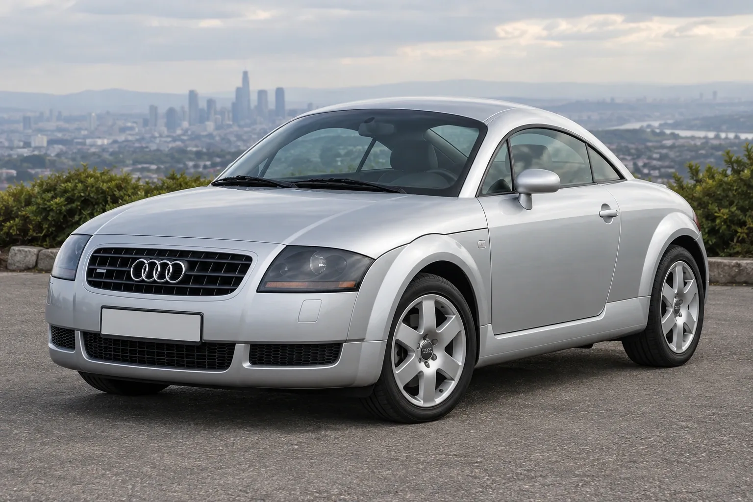 Audi TT 1 / 8N — сгенерированная иллюстрация модели при дневном освещении