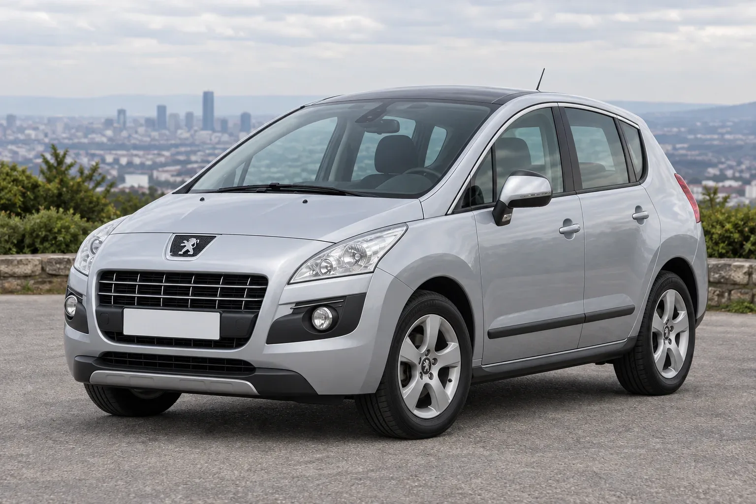 Peugeot 3008 I — сгенерированная иллюстрация модели при дневном освещении