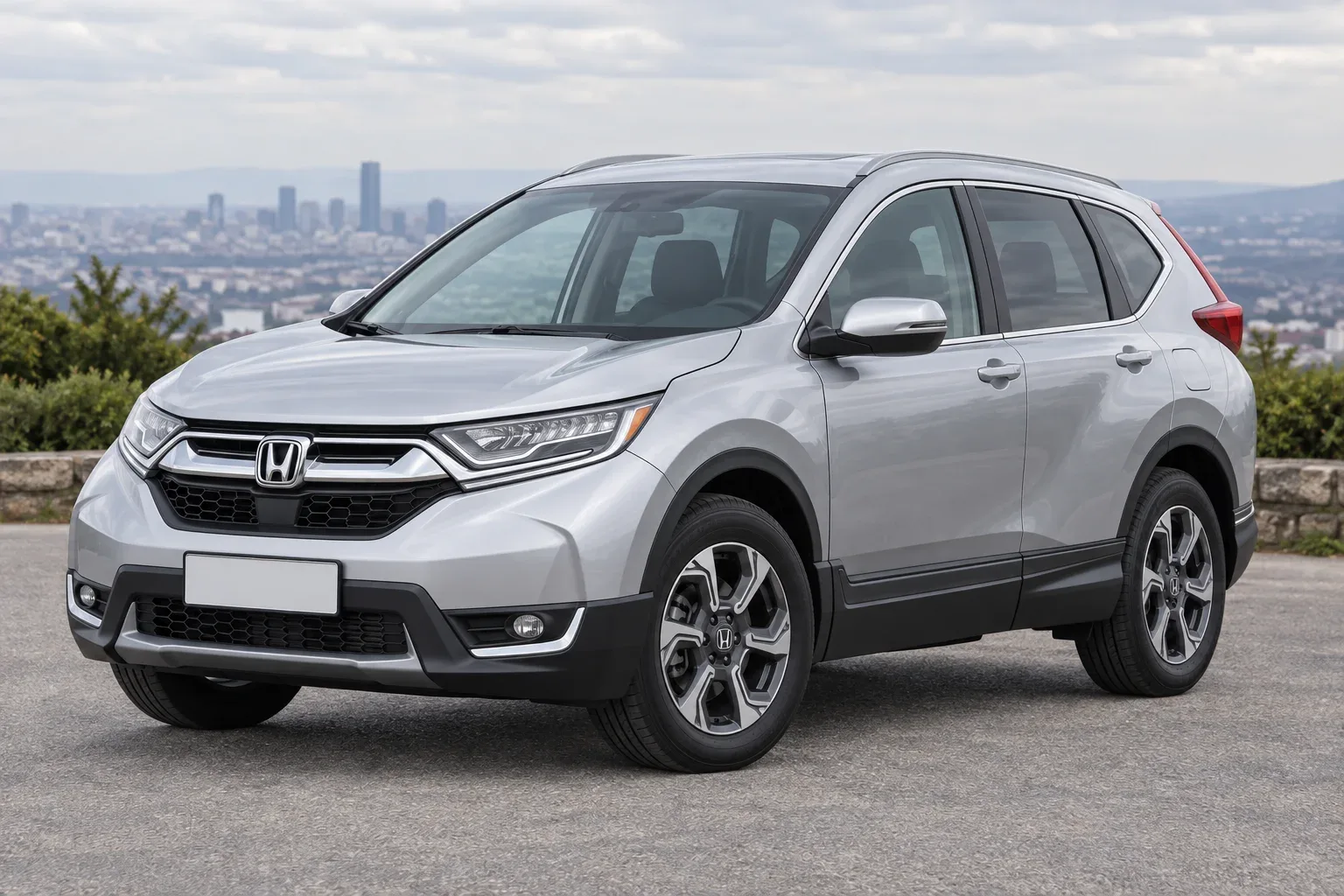 Honda CR-V 5 — сгенерированная иллюстрация модели при дневном освещении