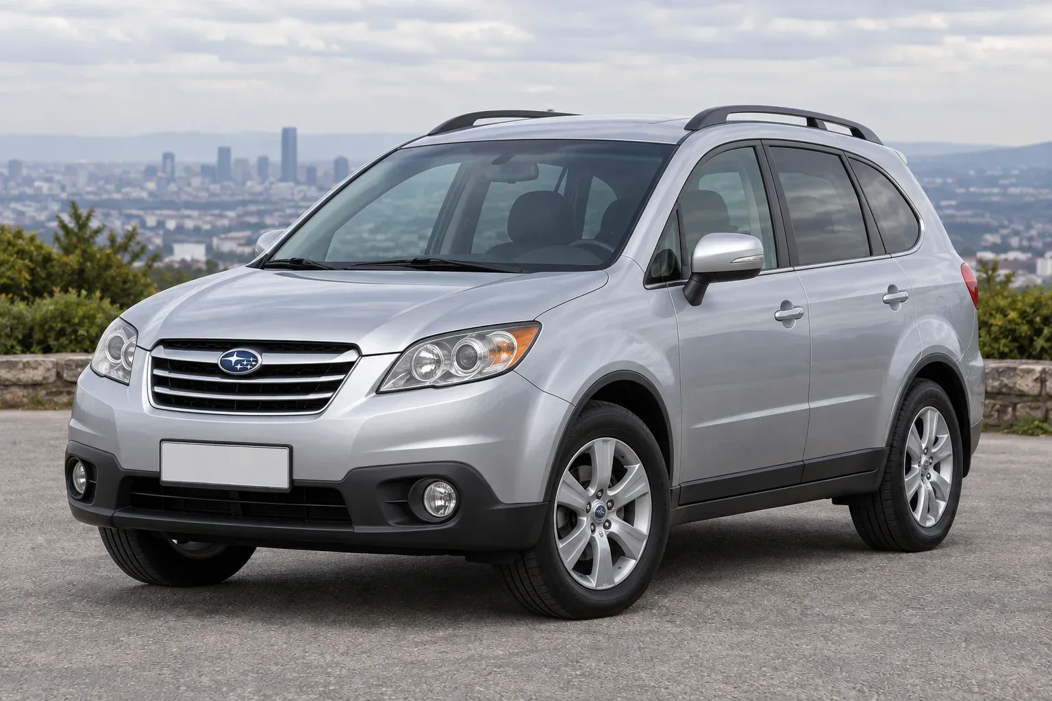 Subaru Tribeca — сгенерированная иллюстрация модели при дневном освещении