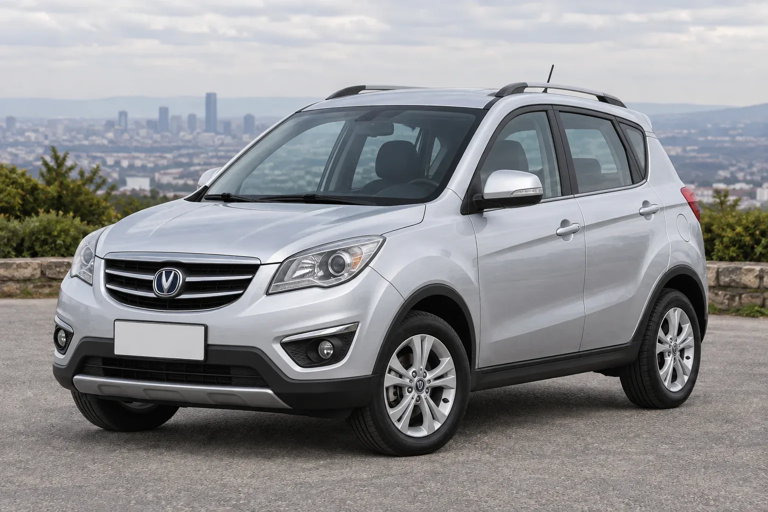 Changan CS35 — сгенерированная иллюстрация модели при дневном освещении