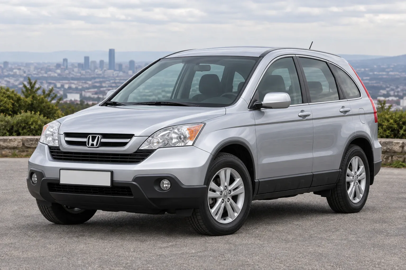 Honda CR-V 3 — сгенерированная иллюстрация модели при дневном освещении