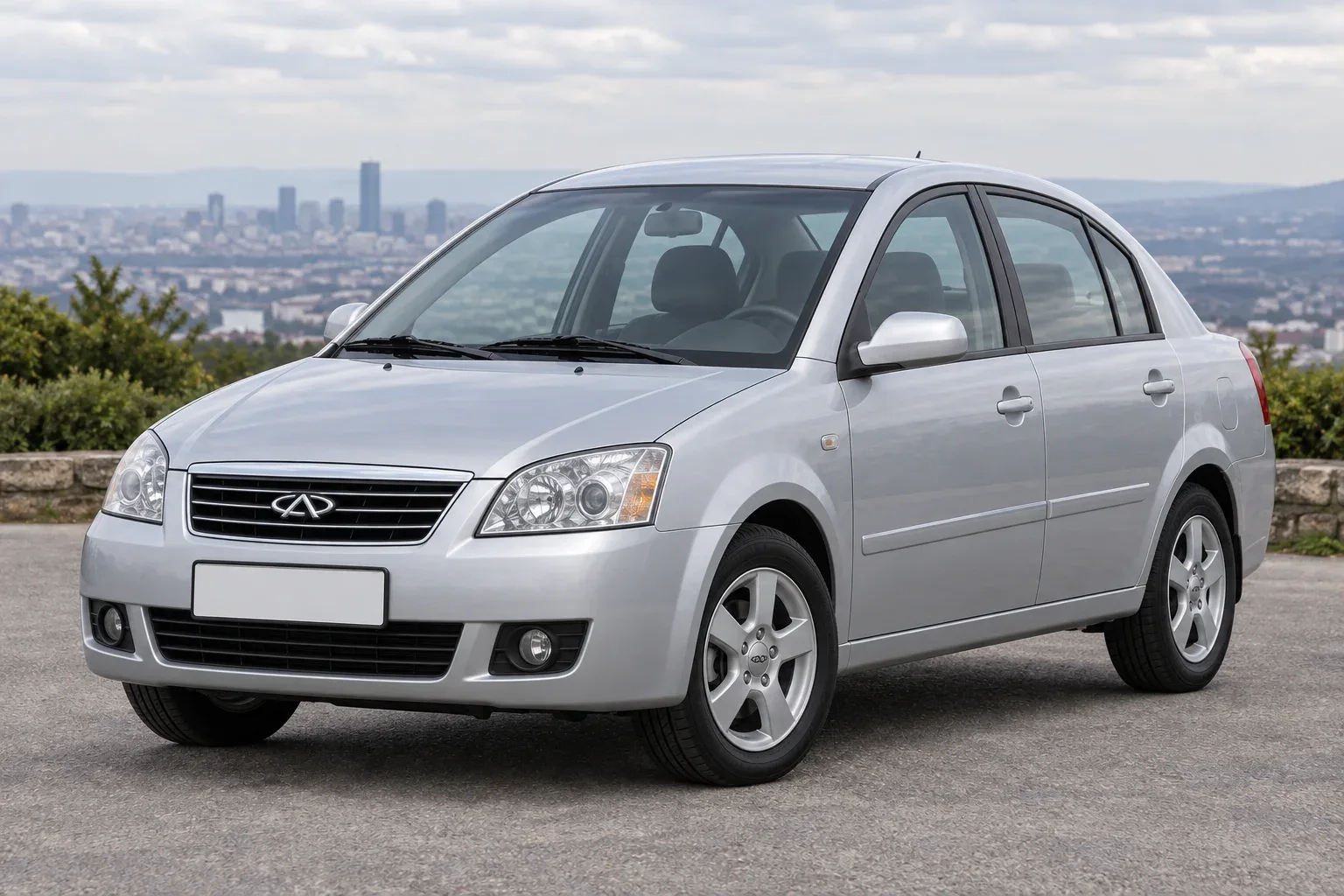 Chery Fora / Vortex Estina — сгенерированная иллюстрация модели при дневном освещении