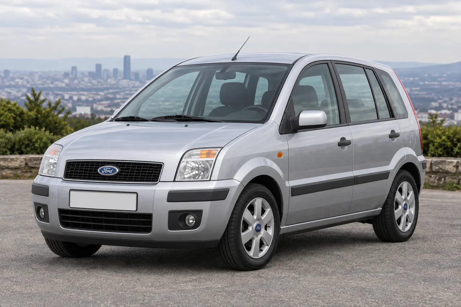 Ford Fusion — сгенерированная иллюстрация модели при дневном освещении