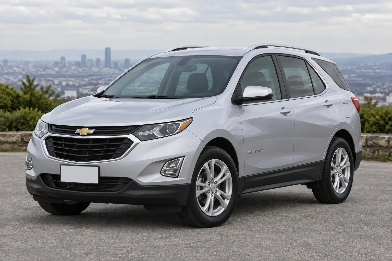Chevrolet Equinox 3 — сгенерированная иллюстрация модели при дневном освещении