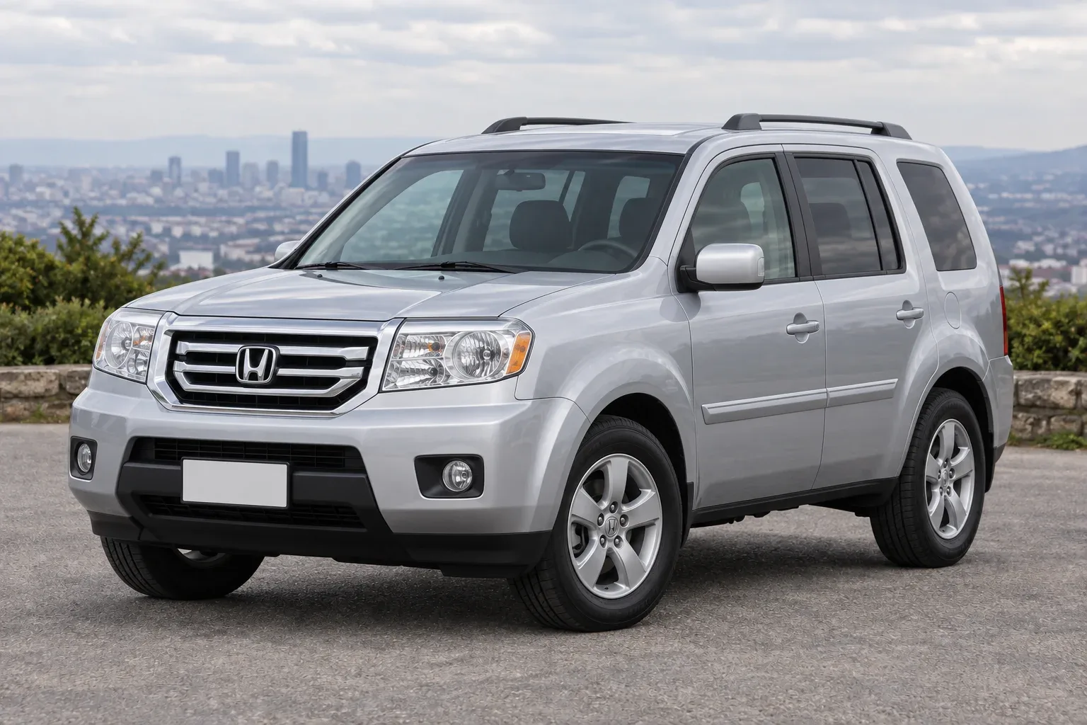 Honda Pilot 2 — сгенерированная иллюстрация модели при дневном освещении
