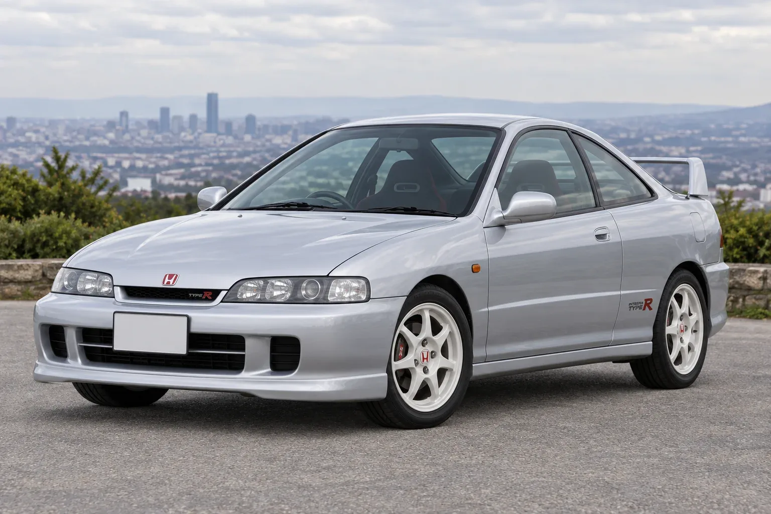 Honda Integra Type-R — сгенерированная иллюстрация модели при дневном освещении