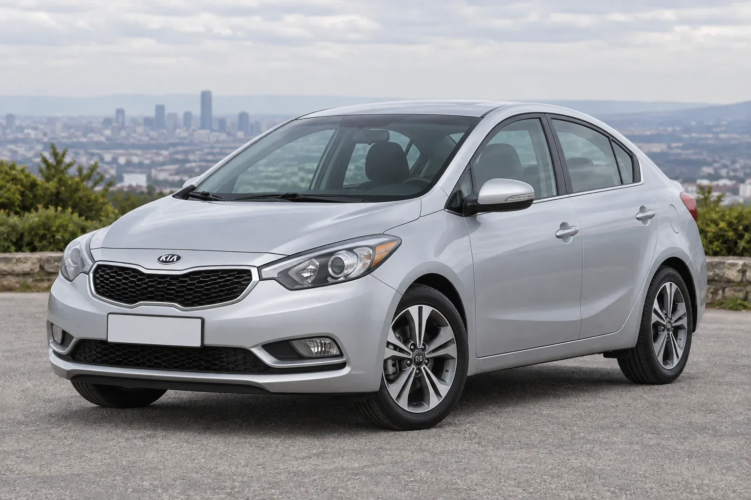 Kia Cerato 3 / YD — сгенерированная иллюстрация модели при дневном освещении