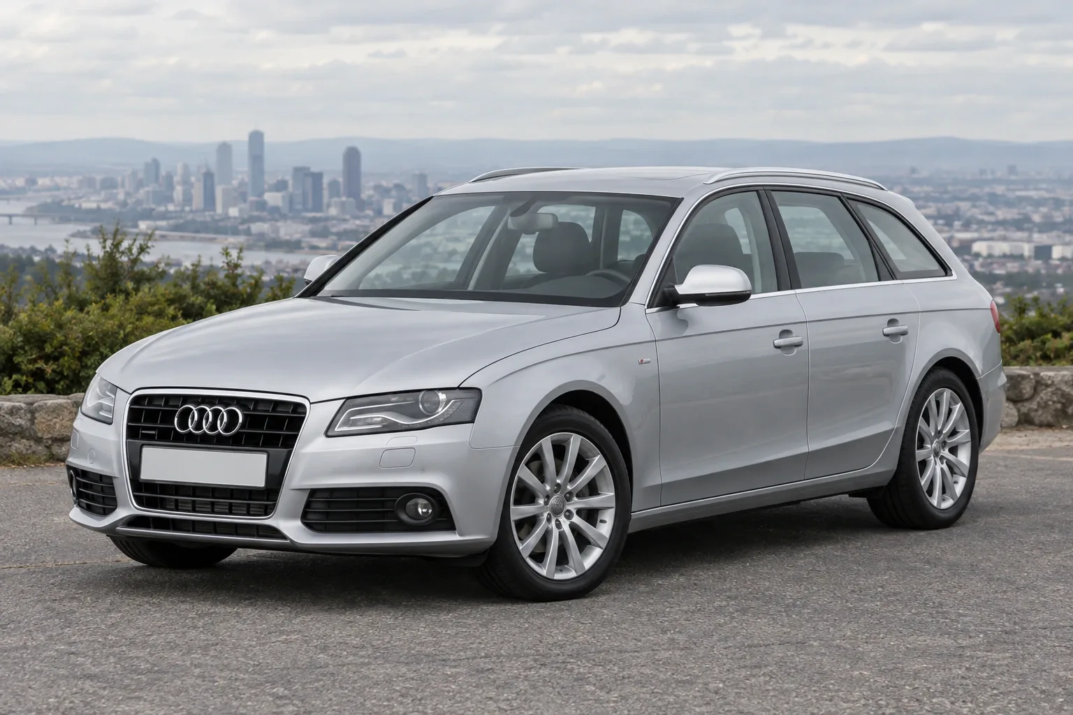 Audi A4 B8 Avant — сгенерированная иллюстрация модели при дневном освещении