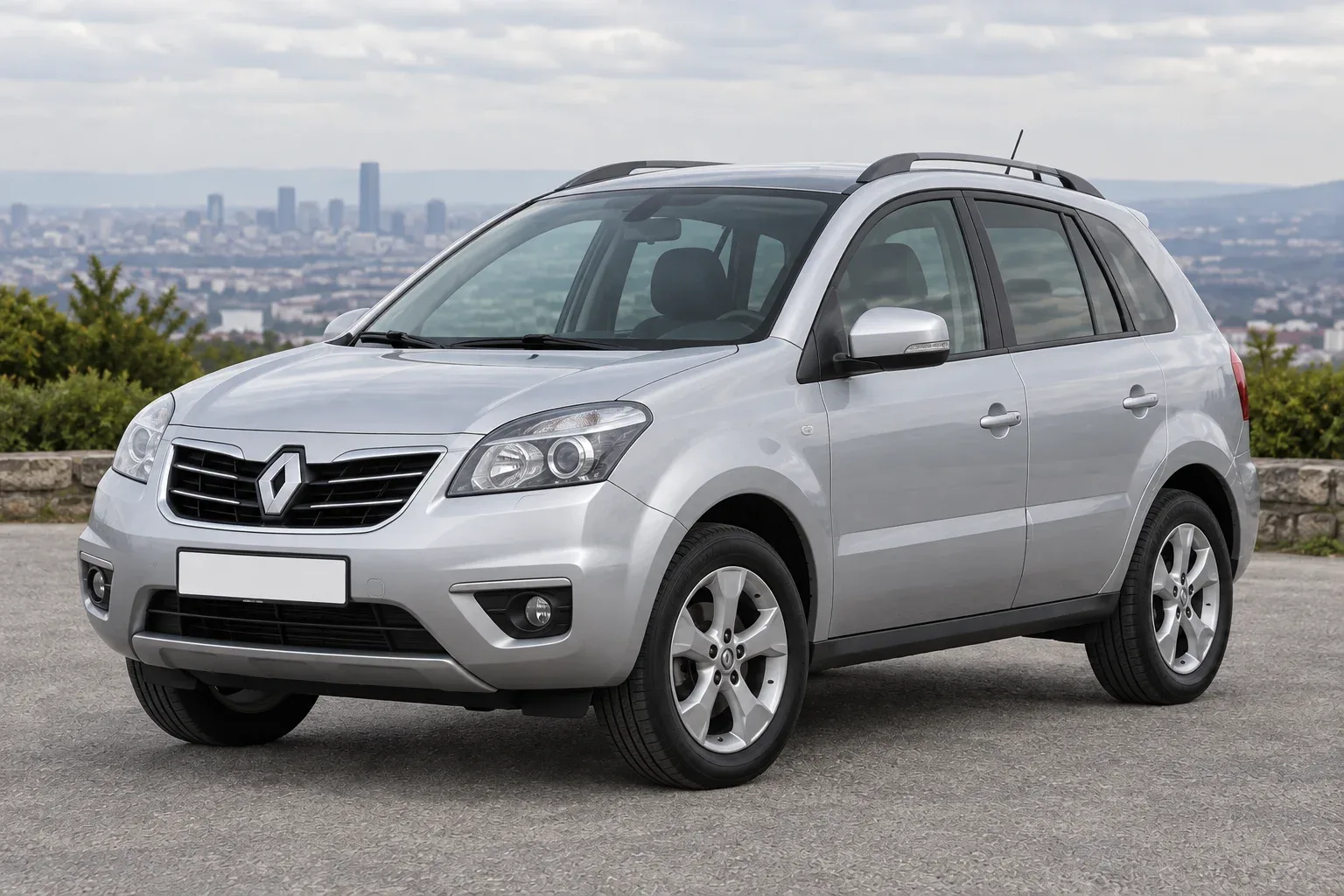 Renault Koleos — сгенерированная иллюстрация модели при дневном освещении