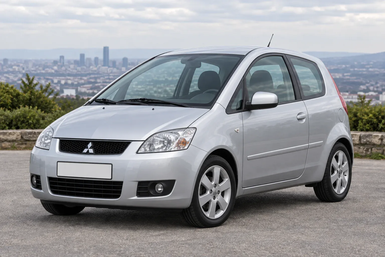 Mitsubishi Colt 6 CZ3 / Z30 — сгенерированная иллюстрация модели при дневном освещении