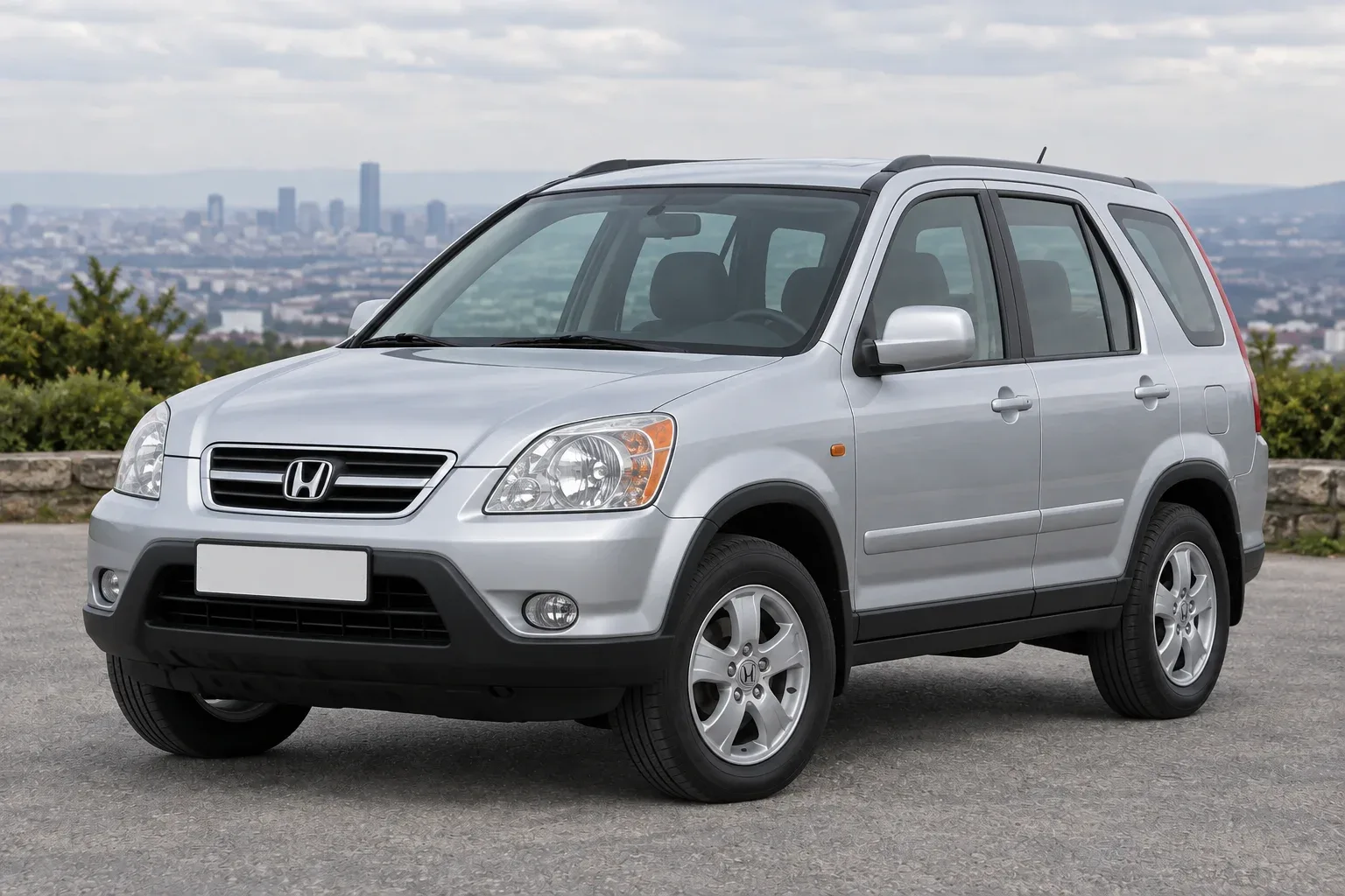 Honda CR-V 2 — сгенерированная иллюстрация модели при дневном освещении