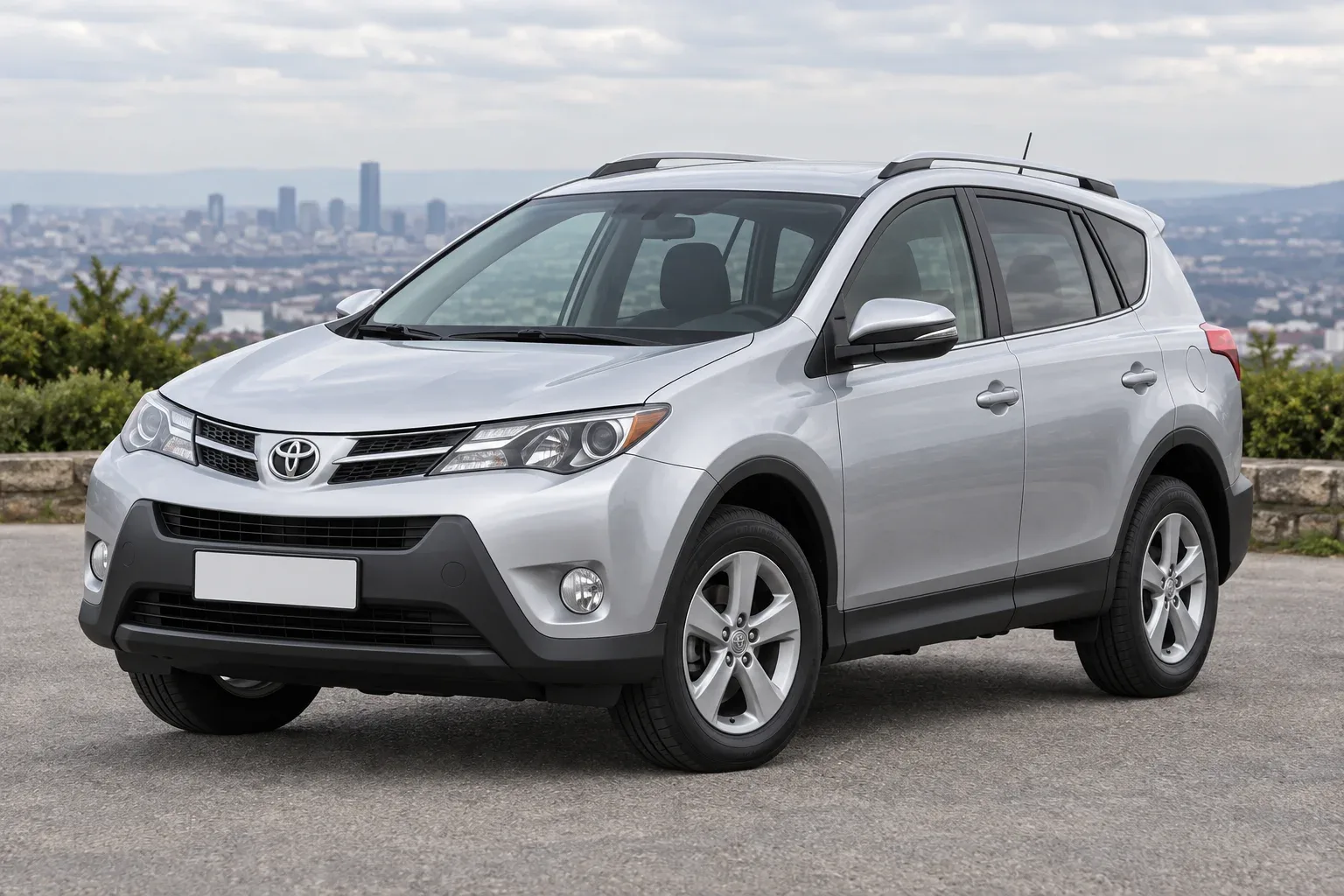 Toyota RAV4 4 / CA40 — сгенерированная иллюстрация модели при дневном освещении